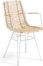 På billedet ser du variationen Tishana, Spisebordsstol, kolonial, rustik fra brandet LaForma i en størrelse H: 79 cm. B: 51 cm. L: 58 cm. i farven Natur/Hvid