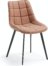 På billedet ser du variationen Adam, Spisebordsstol, moderne, nordisk, læder fra brandet LaForma i en størrelse H: 82 cm. B: 51 cm. L: 59 cm. i farven Brun/Sort