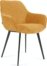 På billedet ser du variationen Amira, Spisebordsstol, moderne, nordisk, stof fra brandet LaForma i en størrelse H: 56 cm. B: 60 cm. L: 56 cm. i farven Sennep