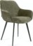 På billedet ser du variationen Amira, Spisebordsstol, moderne, nordisk, stof fra brandet LaForma i en størrelse H: 56 cm. B: 60 cm. L: 56 cm. i farven Grøn