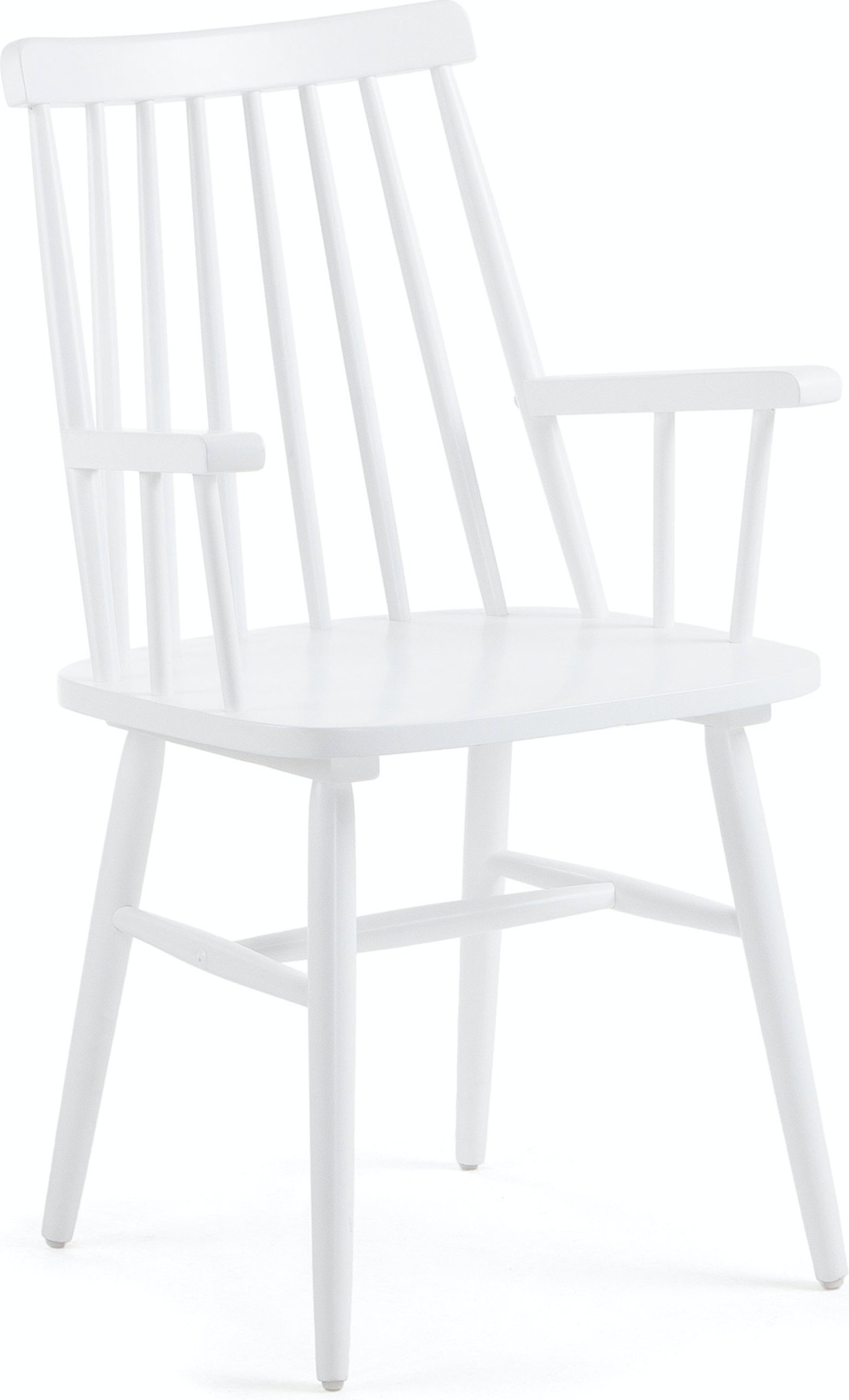 På billedet ser du variationen Tressia, Spisebordsstol, solidt træ fra brandet LaForma i en størrelse H: 87 cm. B: 53 cm. L: 51 cm. i farven Hvid