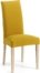 På billedet ser du variationen Freda, Spisebordsstol, kolonial, stof fra brandet LaForma i en størrelse H: 100 cm. B: 45 cm. L: 56 cm. i farven Sennep/Natur