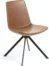 På billedet ser du variationen Zeva, Spisebordsstol, moderne, læder fra brandet LaForma i en størrelse H: 84 cm. B: 53 cm. L: 56 cm. i farven Brun/Sort
