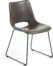 På billedet ser du variationen Zahara, Spisebordsstol, moderne, læder fra brandet LaForma i en størrelse H: 78 cm. B: 49 cm. L: 55 cm. i farven Mørkebrun/Sort