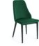 På billedet ser du variationen Rosie, Spisebordsstol, vintage, nordisk, polstret fra brandet LaForma i en størrelse H: 89 cm. B: 49 cm. L: 56 cm. i farven Grøn/Sort