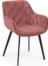 På billedet ser du variationen Delta, Spisebordsstol, vintage, nordisk, stof fra brandet LaForma i en størrelse H: 81 cm. B: 58 cm. L: 61 cm. i farven Pink/Sort