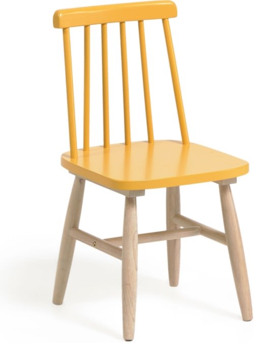 På billedet ser du variationen Tressia, Børne stol, solidt træ fra brandet LaForma i en størrelse H: 59.5 cm. B: 29.5 cm. L: 30 cm. i farven Sennep