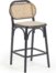 På billedet ser du variationen Doriane, Udendørs barstol, solidt træ fra brandet LaForma i en størrelse H: 97 cm. B: 46 cm. L: 47 cm. i farven Sort