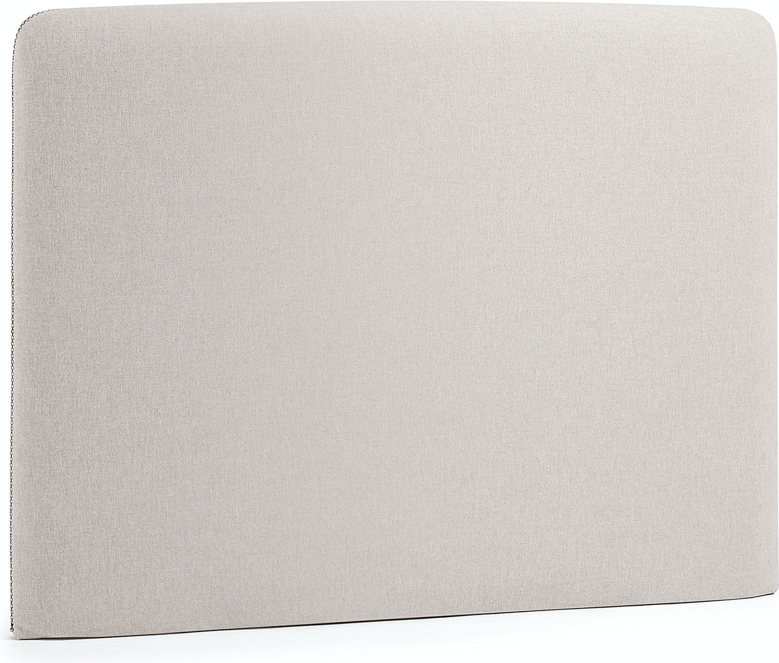 Dyla, Sengegavl, nordisk, moderne, stof by LaForma (H: 76 cm. B: 108 cm. L: 7 cm., Beige)