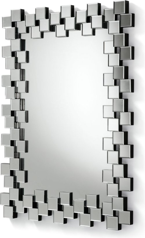 På billedet ser du variationen Myra, Vægspejl, moderne, glas fra brandet LaForma i en størrelse H: 86 cm. B: 120 cm. L: 5 cm. i farven Sølv