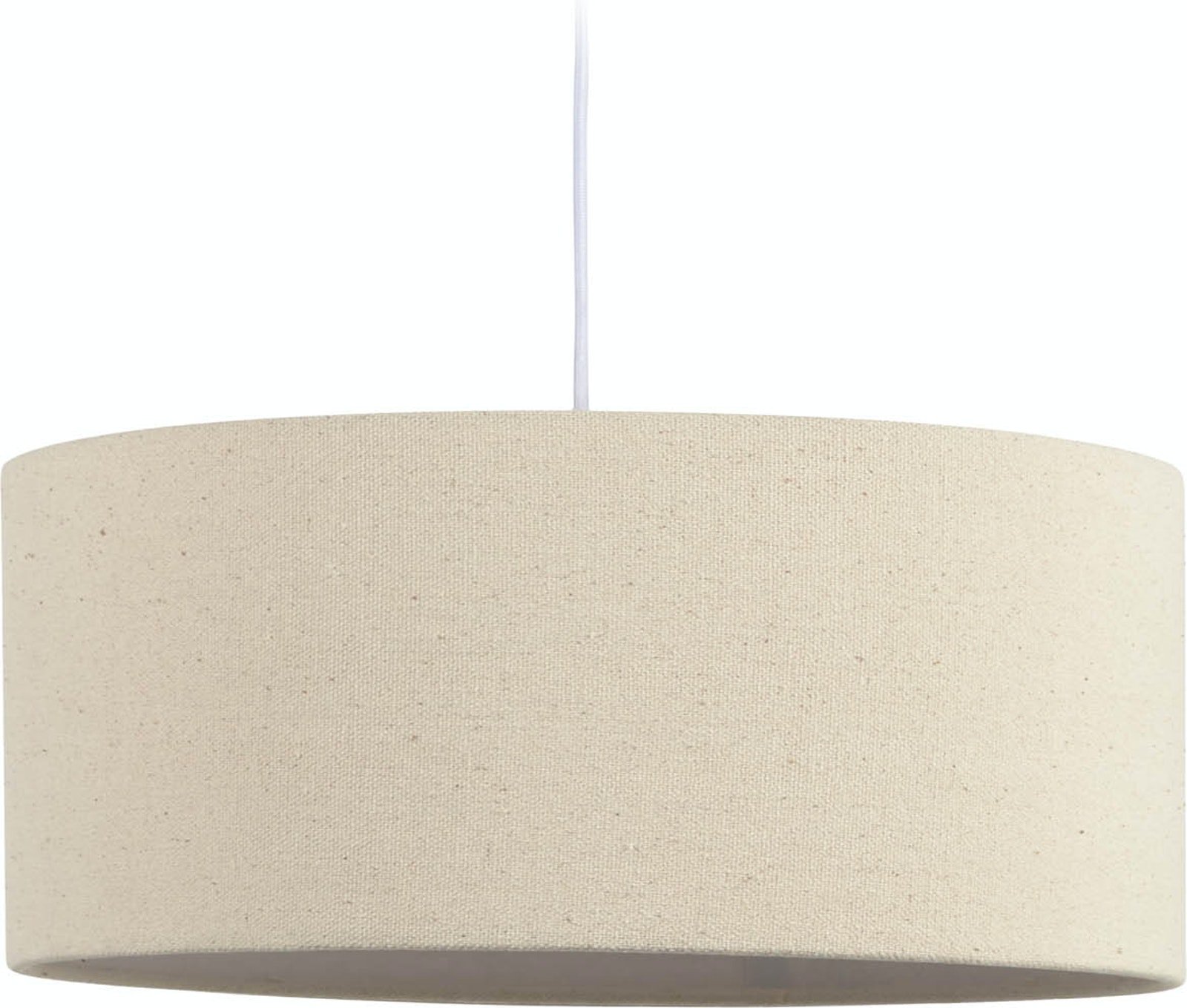 LAFORMA Nazli loftlampe - beige hør og metal (Ø50)