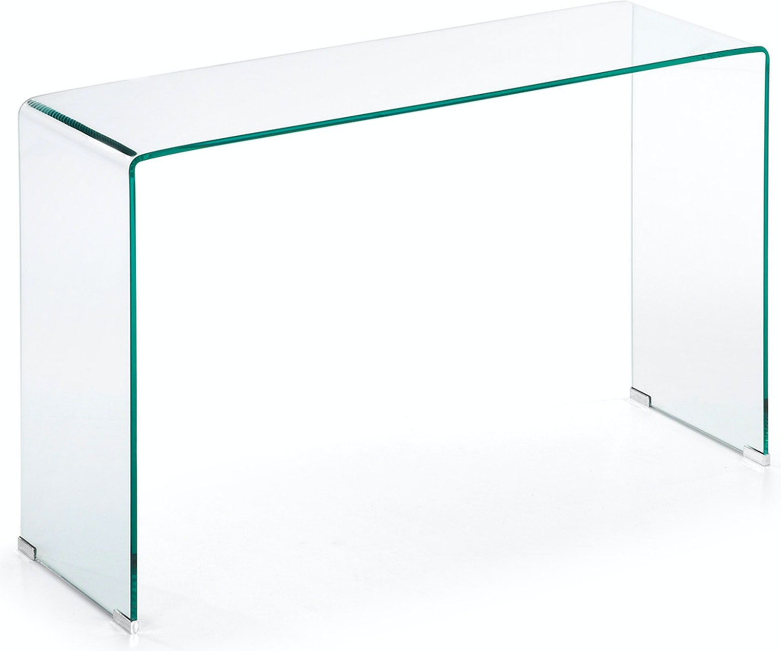 På billedet ser du variationen Burano, Konsolbord, moderne, glas fra brandet LaForma i en størrelse H: 76 cm. B: 125 cm. L: 40 cm. i farven Klar