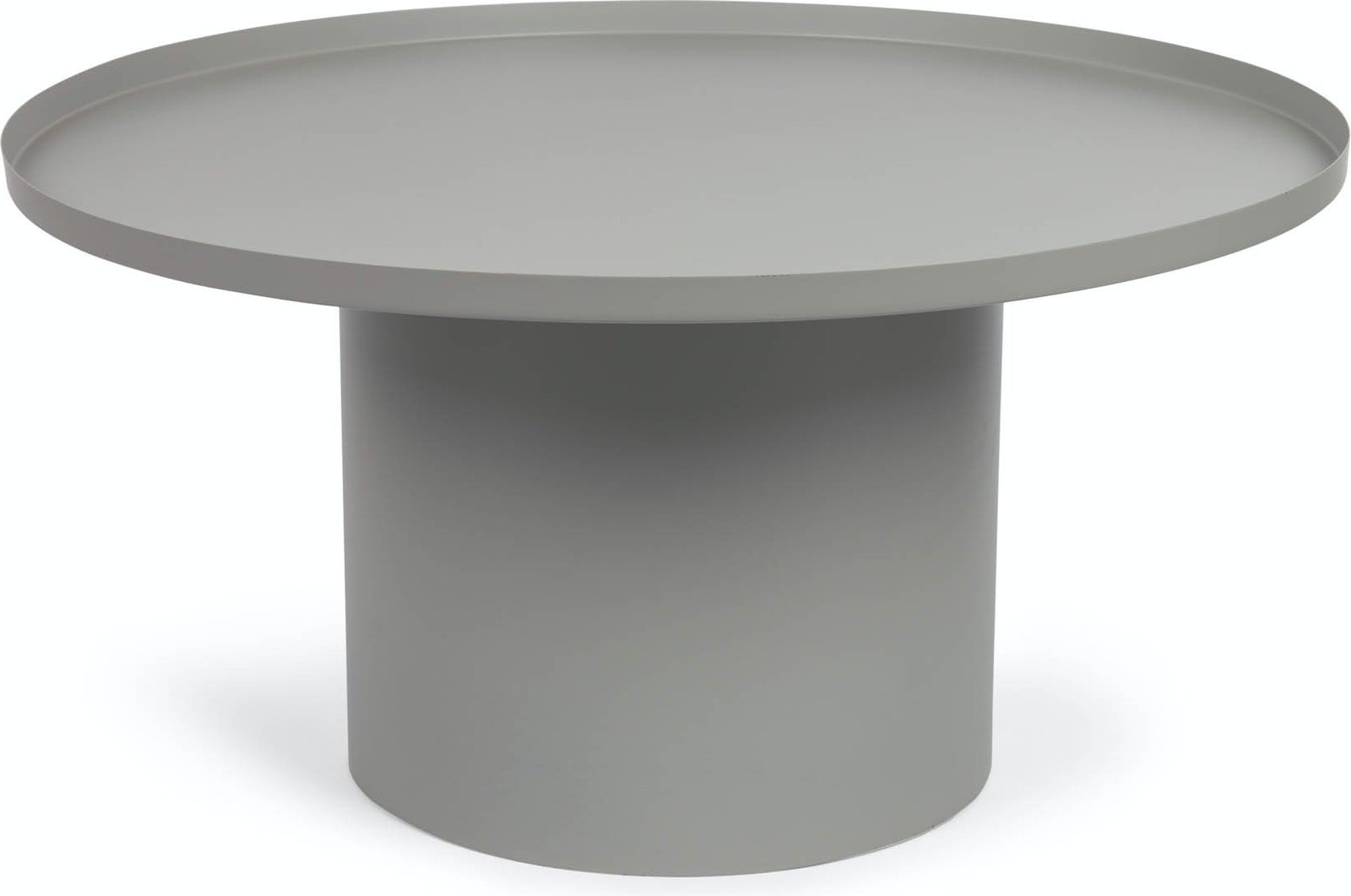 Fleksa, Sidebord, metal by LaForma (H: 36 cm. B: 72 cm. L: 72 cm., Grå)