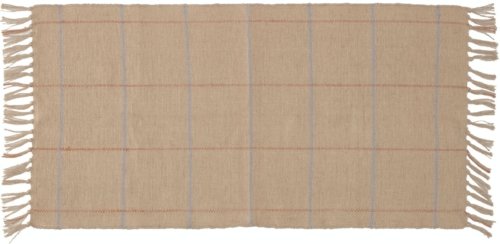 På billedet ser du variationen Badia, Tæppe, naturlige fibre fra brandet LaForma i en størrelse H: 1 cm. B: 70 cm. L: 40 cm. i farven Natur/Blå/Rød