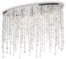 På billedet ser du variationen Rain, Loftslampe, Pl5, metal fra brandet Ideal Lux i en størrelse H: 49 cm. x B: 24 cm. x L: 69 cm. i farven Krom