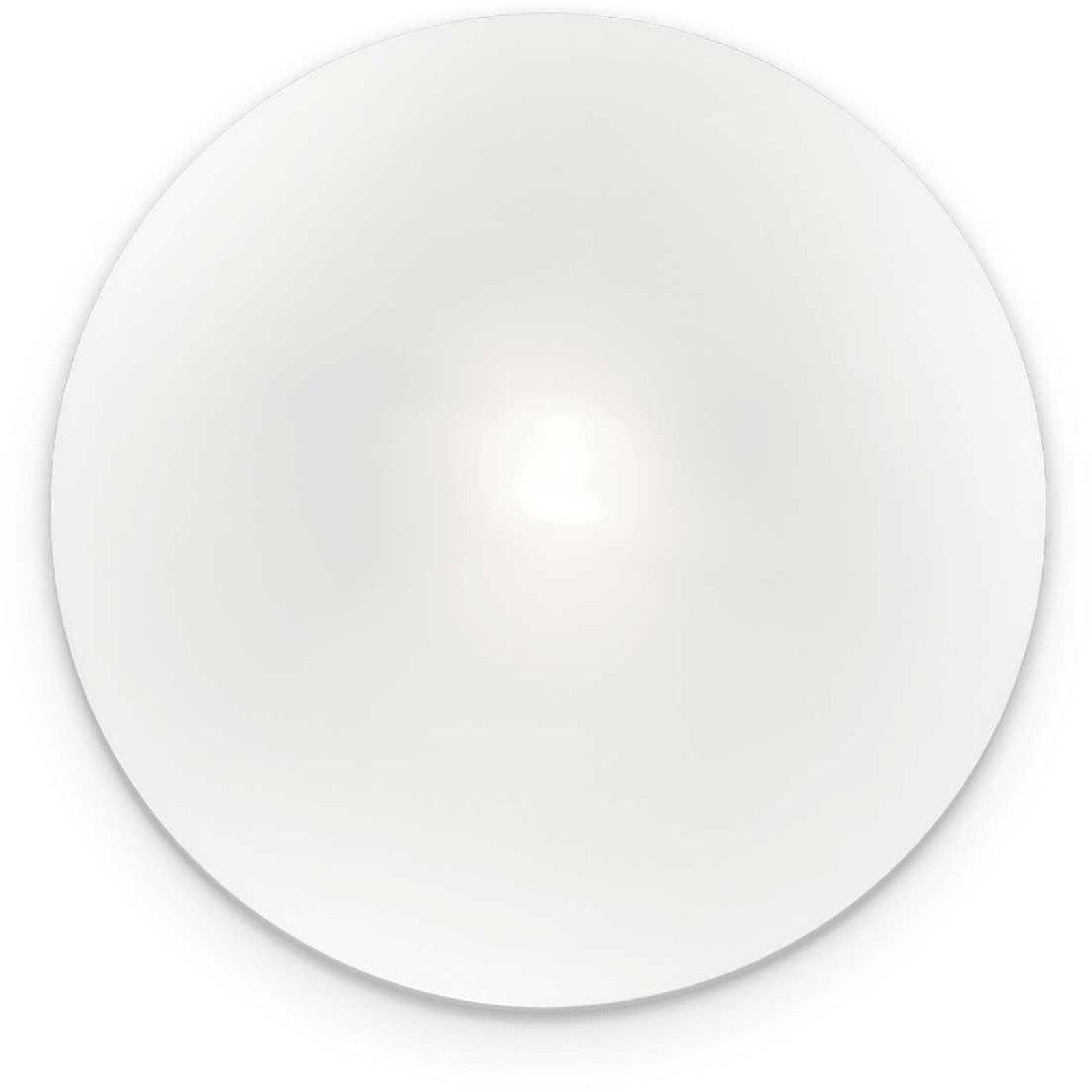På billedet ser du Smarties, Væglampe, Ap1, glas fra brandet Ideal Lux i en størrelse D: 14 cm. x B: 8 cm. i farven Hvid