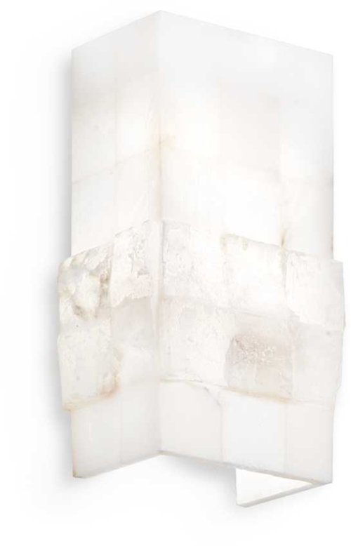 På billedet ser du variationen Stones, Væglampe, Ap1, alabast fra brandet Ideal Lux i en størrelse H: 30 cm. x B: 12 cm. x L: 15 cm. i farven Alabast