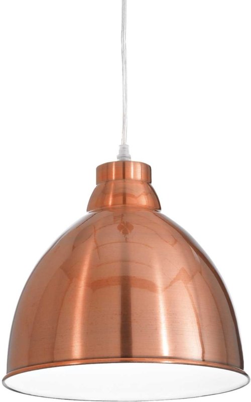 På billedet ser du variationen Navy, Pendel lampe, Sp1, metal fra brandet Ideal Lux i en størrelse D: 26 cm. x H: 23 cm. i farven Kobber
