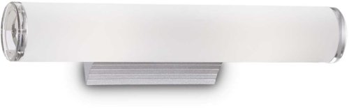 På billedet ser du variationen Camerino, Væglampe, Ap2, metal fra brandet Ideal Lux i en størrelse H: 8 cm. x B: 11 cm. x L: 37 cm. i farven Hvid/Aluminium