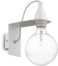 På billedet ser du variationen Minimal, Væglampe, Ap1, metal fra brandet Ideal Lux i en størrelse H: 23 cm. x B: 21 cm. x L: 12 cm. i farven Hvid