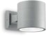 På billedet ser du variationen Snif, Udendørs væglampe, Ap1, aluminium fra brandet Ideal Lux i en størrelse H: 11 cm. x B: 15 cm. x L: 11 cm. i farven Grå