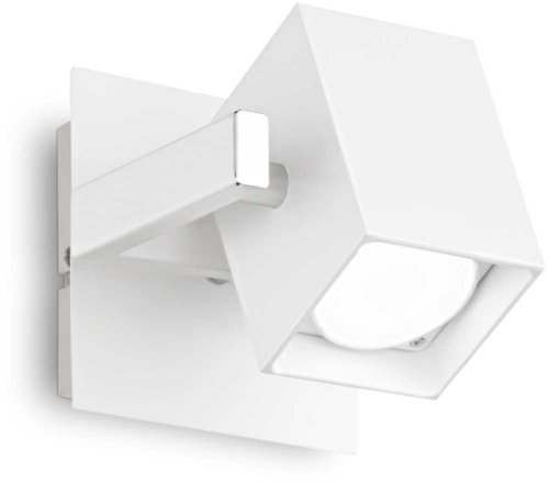 På billedet ser du variationen Mouse, Væglampe, Ap1, metal fra brandet Ideal Lux i en størrelse H: 11 cm. x B: 14 cm. x L: 10 cm. i farven Hvid