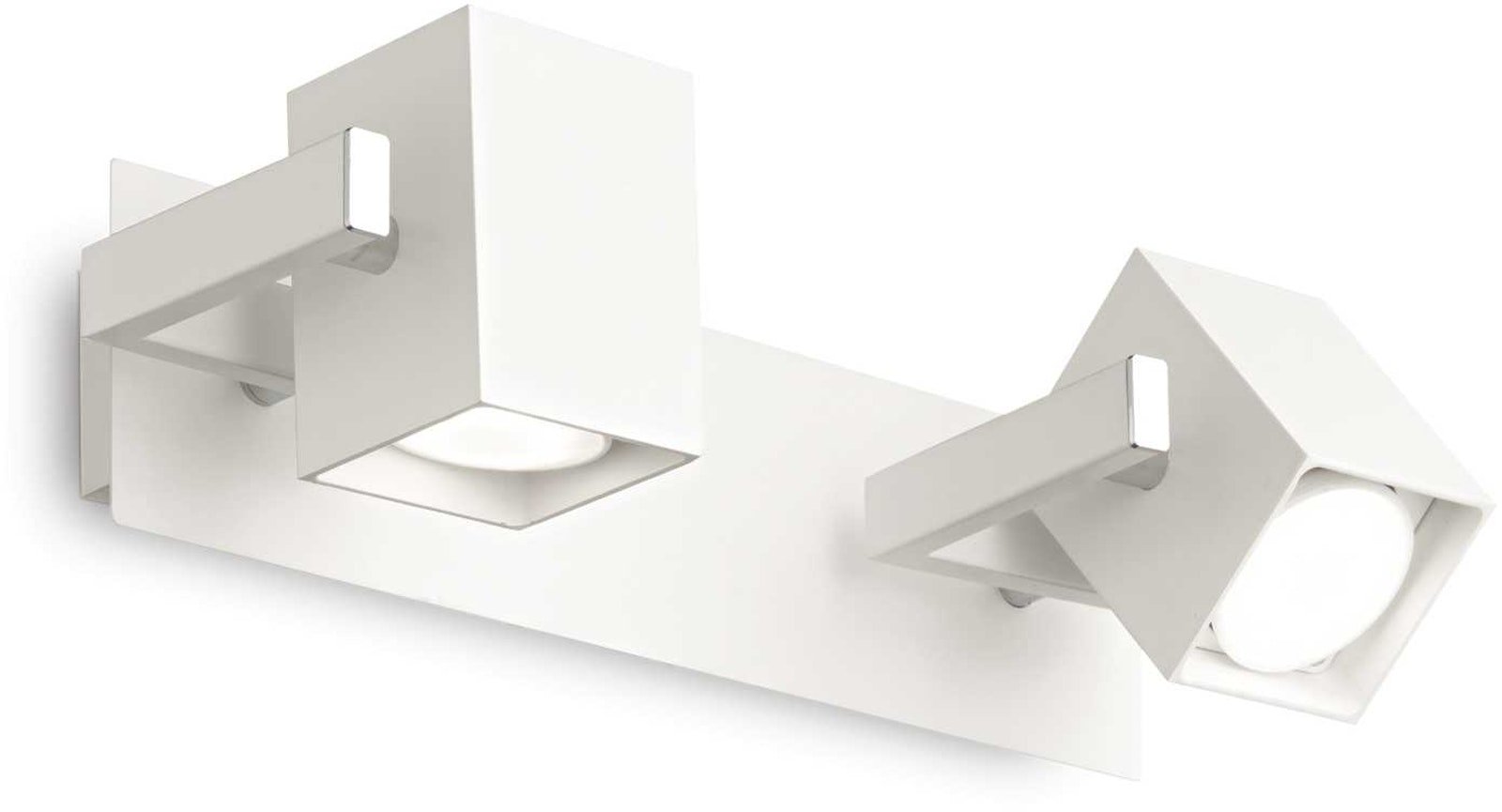 På billedet ser du Mouse, Væglampe, Ap2, metal fra brandet Ideal Lux i en størrelse H: 8 cm. x B: 14 cm. x L: 34 cm. i farven Hvid