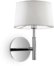 På billedet ser du variationen Hilton, Væglampe, Ap1, metal fra brandet Ideal Lux i en størrelse H: 26 cm. x B: 22 cm. x L: 18 cm. i farven Hvid/Krom
