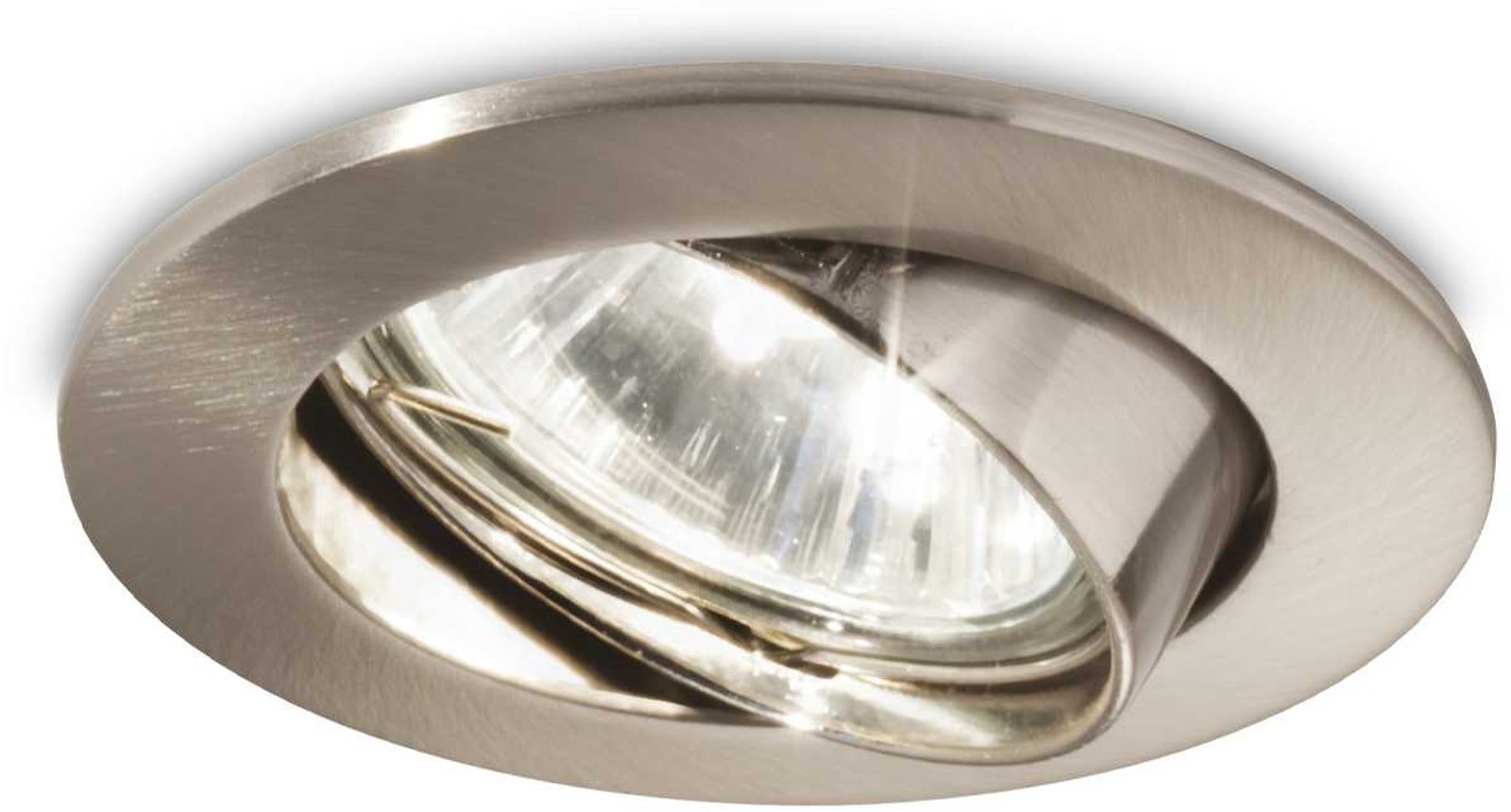 Swing, Indbygningslampe, Fi, metal by Ideal Lux (D: 8 cm. x H: 2 cm., Nikkel)
