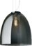På billedet ser du variationen Eva, Pendel lampe, Sp1, glas fra brandet Ideal Lux i en størrelse D: 40 cm. x H: 46 cm. i farven Røg/Krom