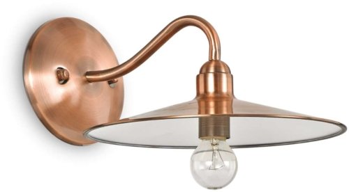 På billedet ser du variationen Cantina, Væglampe, Ap1, metal fra brandet Ideal Lux i en størrelse H: 15 cm. x B: 29 cm. x L: 25 cm. i farven Kobber