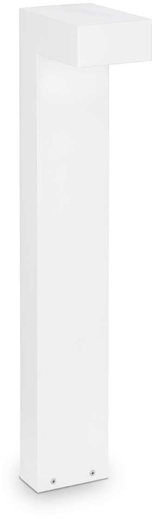 På billedet ser du variationen Sirio, Udendørs gulvlampe, Pt2, aluminium fra brandet Ideal Lux i en størrelse H: 60 cm. x B: 15 cm. x L: 10 cm. i farven Hvid