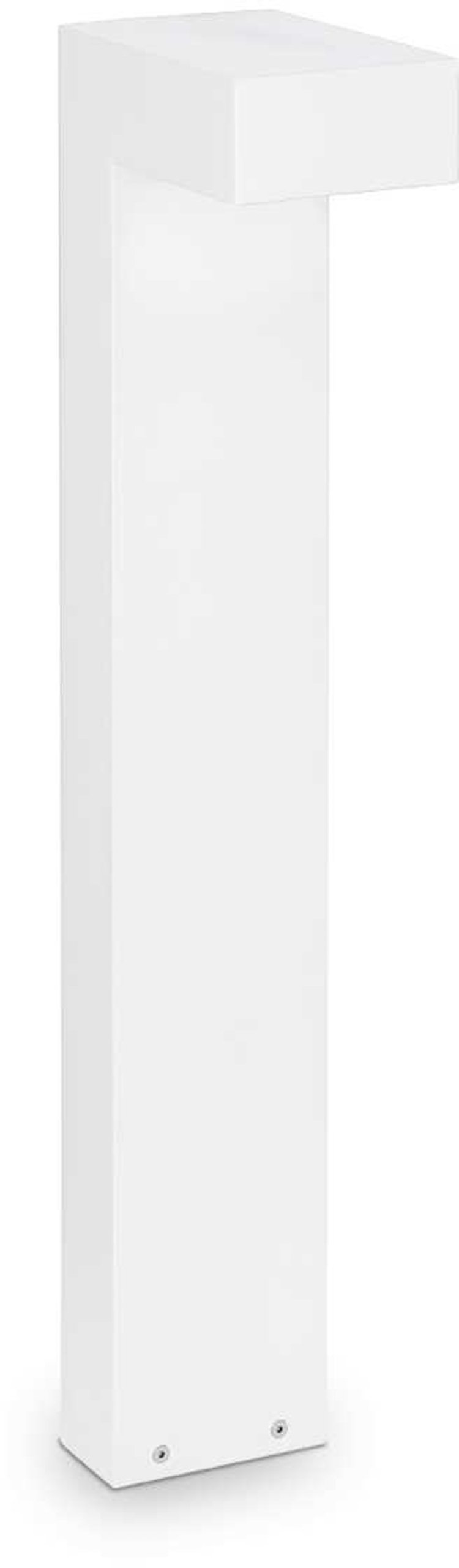 Sirio, Udendørs gulvlampe, Pt2, aluminium by Ideal Lux (H: 60 cm. x B: 15 cm. x L: 10 cm., Hvid)