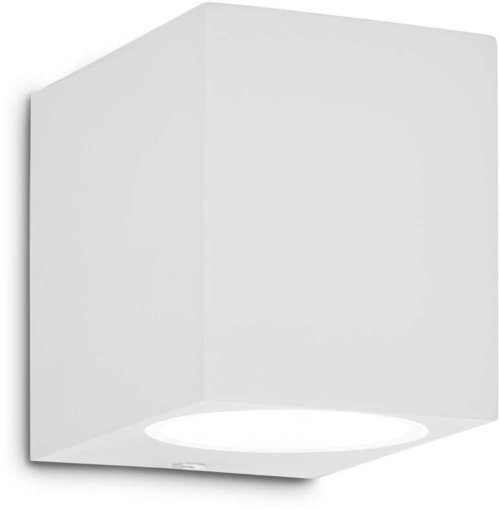 På billedet ser du variationen Up, Udendørs væglampe, Ap1, aluminium fra brandet Ideal Lux i en størrelse H: 8 cm. x B: 9 cm. x L: 6 cm. i farven Hvid