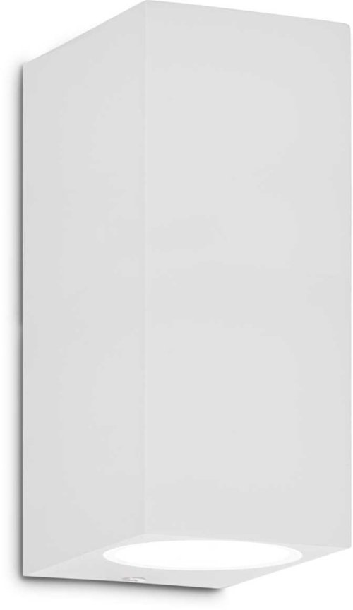 På billedet ser du variationen Up, Udendørs væglampe, Ap2, aluminium fra brandet Ideal Lux i en størrelse H: 15 cm. x B: 9 cm. x L: 6 cm. i farven Hvid