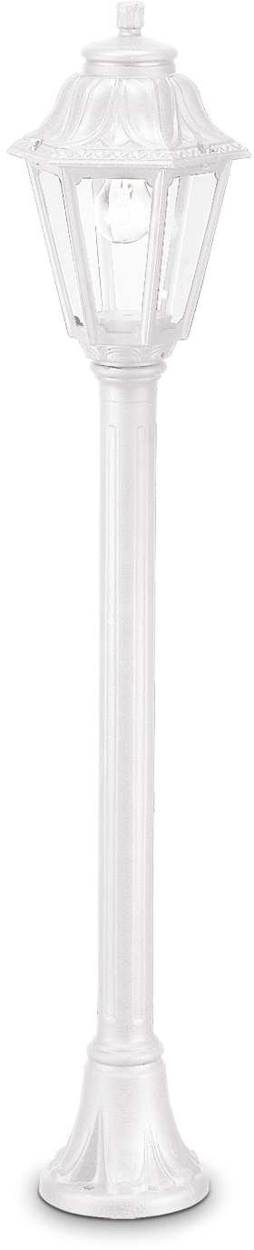 Anna, Udendørs gulvlampe, Pt1, plast by Ideal Lux (D: 22 cm. x H: 110 cm., Hvid)