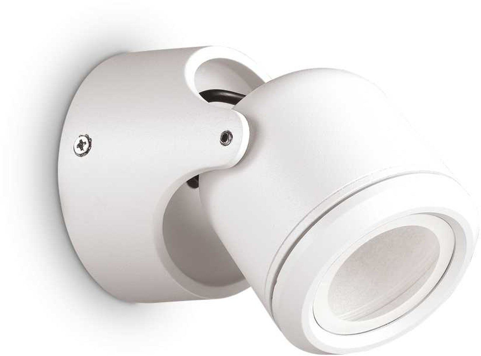 Xeno, Udendørs væglampe, Ap1, aluminium by Ideal Lux (H: 11 cm. x B: 11 cm. x L: 9 cm., Hvid)