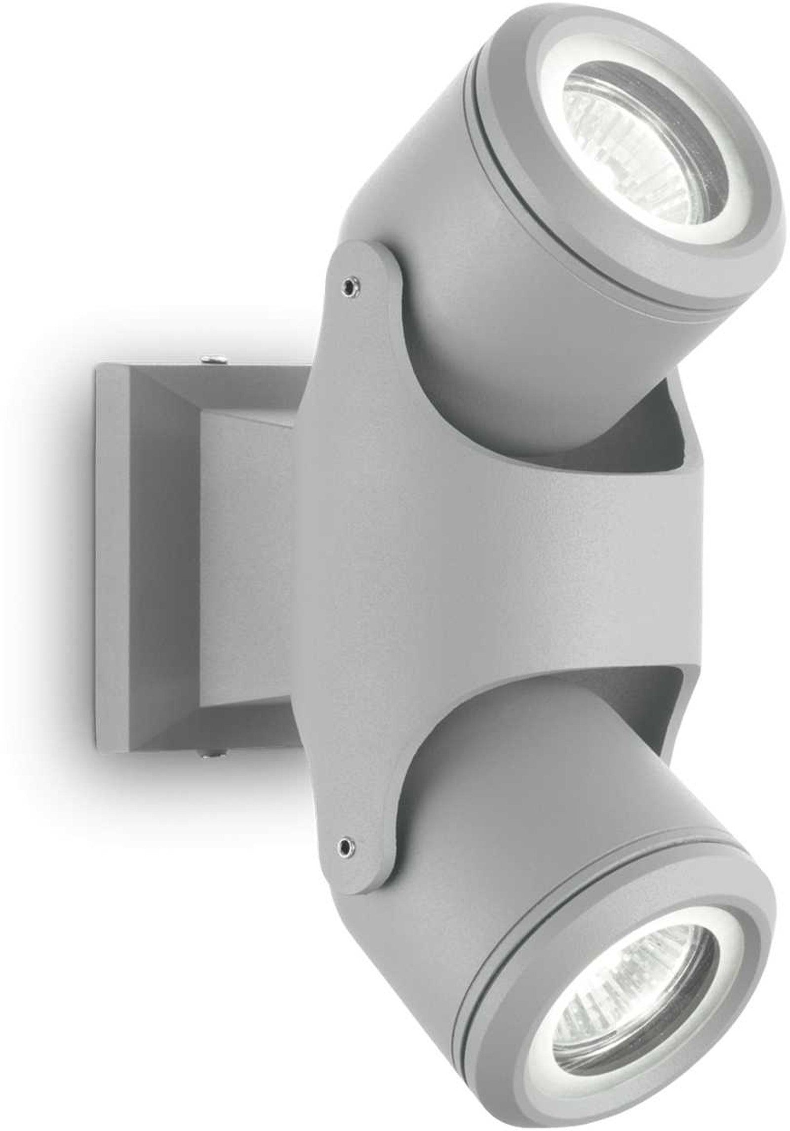 Xeno, Udendørs loftslampe, Pl2, aluminium by Ideal Lux (H: 14 cm. x B: 24 cm. x L: 9 cm., Grå)