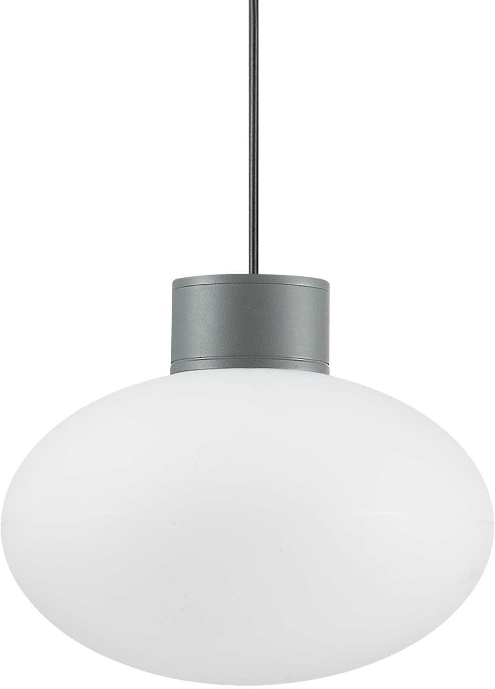 Clio, Udendørs pendel lampe, Msp1, aluminium by Ideal Lux (D: 9 cm. x H: 4 cm., Antracit)