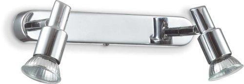 På billedet ser du variationen Slem, Væglampe, Ap2, metal fra brandet Ideal Lux i en størrelse H: 10 cm. x B: 13 cm. x L: 26 cm. i farven Krom