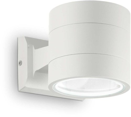 På billedet ser du variationen Snif, Udendørs væglampe, Ap1, aluminium fra brandet Ideal Lux i en størrelse H: 11 cm. x B: 15 cm. x L: 11 cm. i farven Hvid
