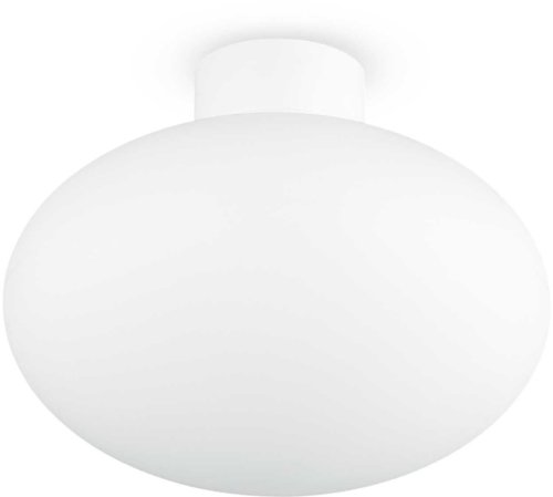 På billedet ser du variationen Clio, Udendørs loftslampe, Mpl1, aluminium fra brandet Ideal Lux i en størrelse D: 9 cm. x H: 4 cm. i farven Hvid