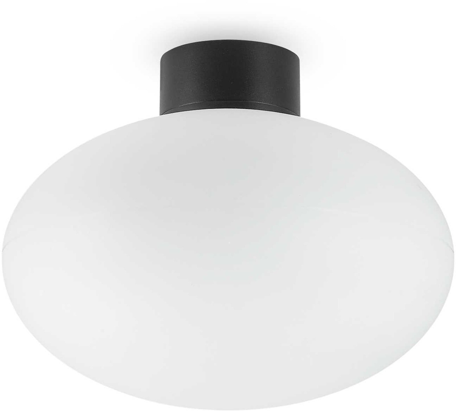 Clio, Udendørs loftslampe, Mpl1, aluminium by Ideal Lux (D: 9 cm. x H: 4 cm., Sort)