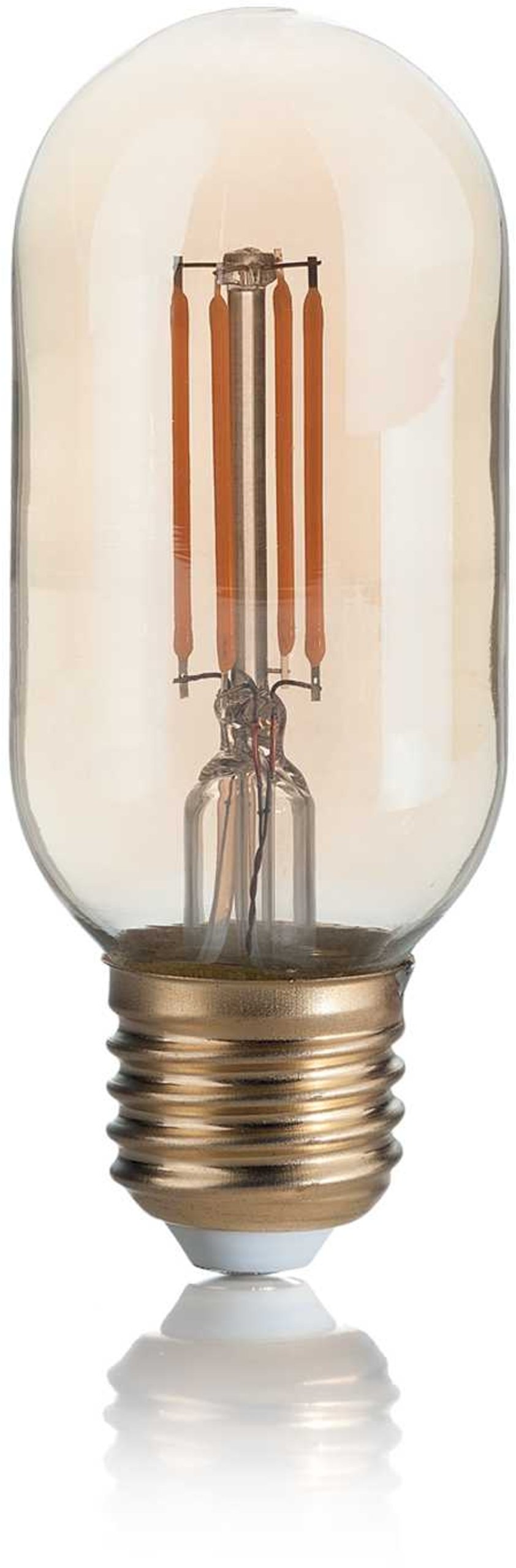 E27, Lyspære, Bomb, glas by Ideal Lux (D: 4,5 cm. x H: 11 cm., Rav)