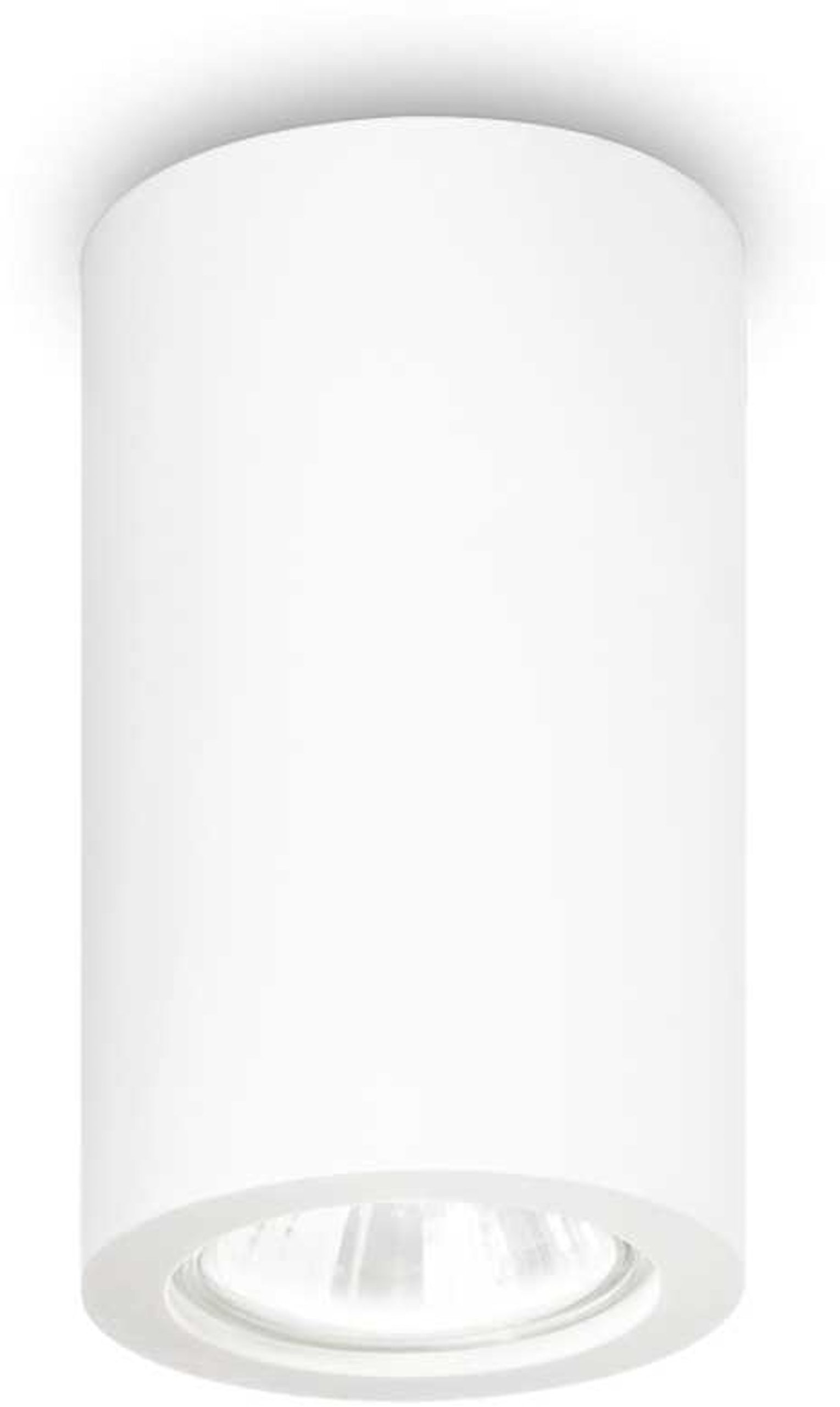 Tower, Loftslampe, Pl1, gips by Ideal Lux (D: 7 cm. x H: 11 cm., Hvid)