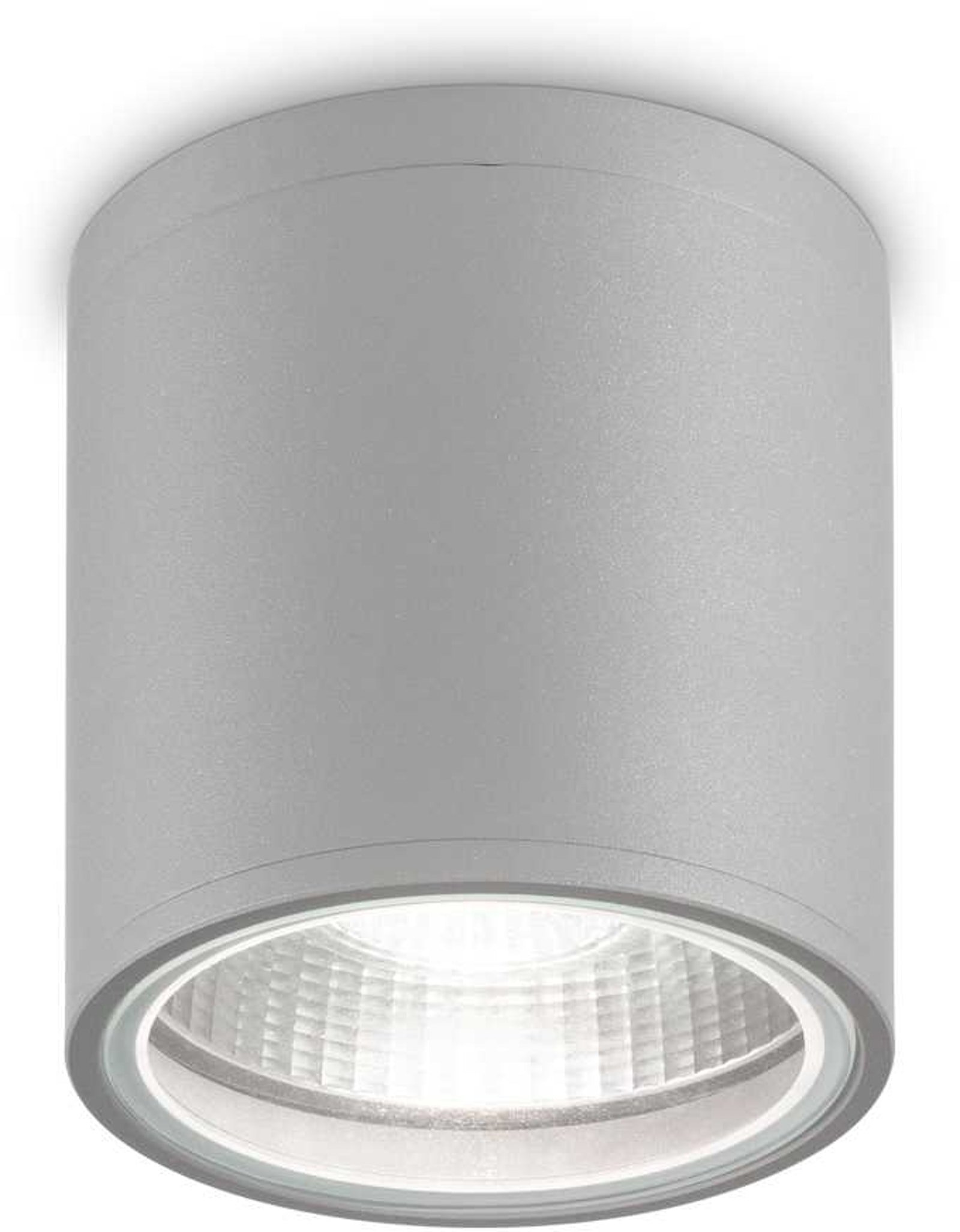 Gun, Udendørs loftslampe, Pl1, aluminium by Ideal Lux (D: 11 cm. x H: 11 cm., Grå)