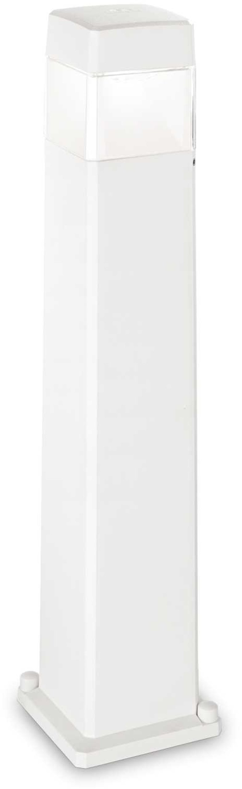 Elisa, Udendørs gulvlampe, Pt1, plast by Ideal Lux (H: 80 cm. x B: 17 cm. x L: 17 cm., Hvid)