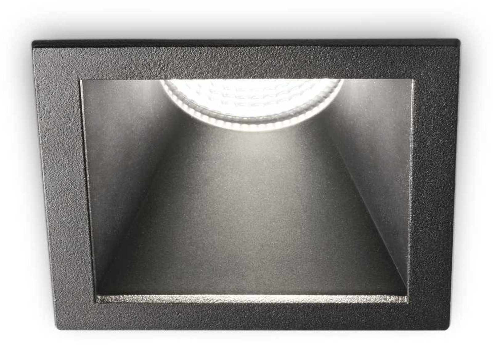 Game, Indbygningslampe, Square, aluminium by Ideal Lux (H: 12 cm. x B: 8 cm. x L: 8 cm., Sort)