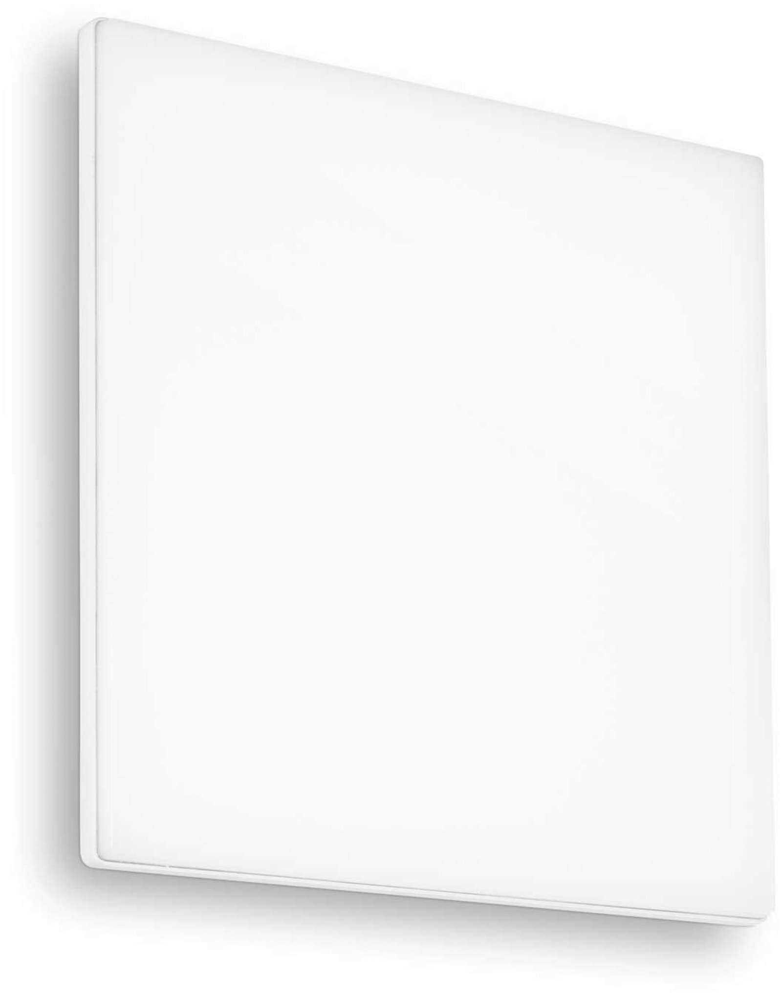På billedet ser du Mib, Udendørs loftslampe, Pl, aluminium fra brandet Ideal Lux i en størrelse H: 2 cm. x B: 30 cm. x L: 30 cm. i farven Hvid