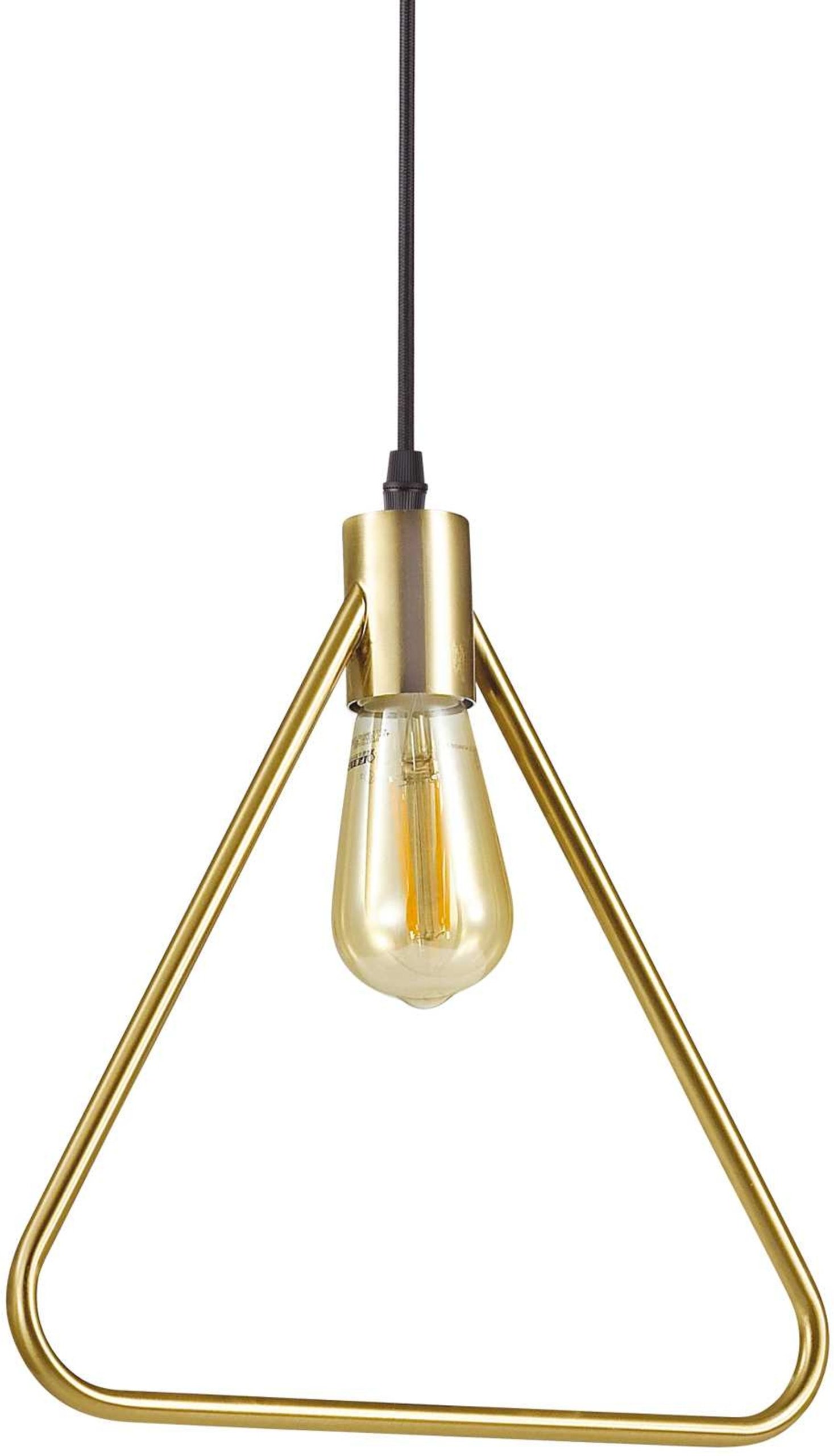 På billedet ser du variationen Abc Sp1, Pendel lampe, metal fra brandet Ideal lux i en størrelse D: 32 cm. x H: 4 cm. x B: 33 cm. i farven Messing